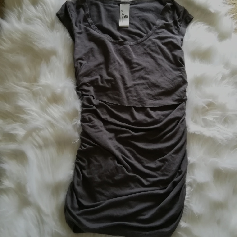 Cap sleeve /maternity/nursing top